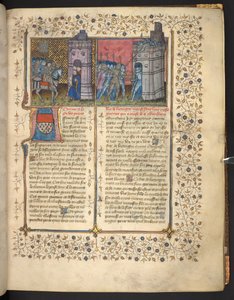 f. 73: Jean Froissart (parşömen) tarafından 