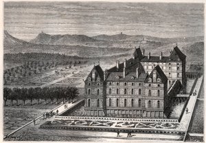 Rosny kalesinin görünümü by French School