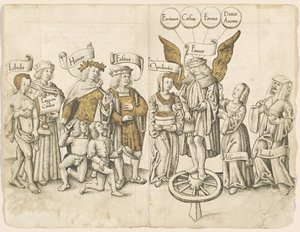 İnsan İyiliği Üzerine Bir Diyalog (recto) [fol. 15 verso / 16 recto] by French early 16th Century