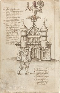 Fırsat Heykeli ve Yoldan Geçenler [fol. 8 rekto] by French early 16th Century