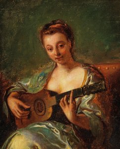 Gitar çalan bayan F 18Y by French School