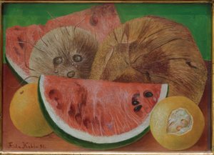 Bakışlar veya Hindistan Cevizleri by Frida Kahlo