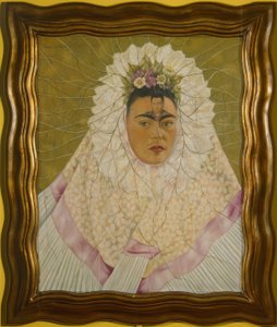 Tehuana veya Düşüncelerimdeki Diego Olarak Otoportre by Frida Kahlo