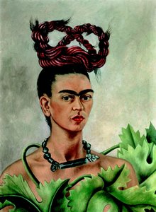 Örgü ile Otoportre by Frida Kahlo