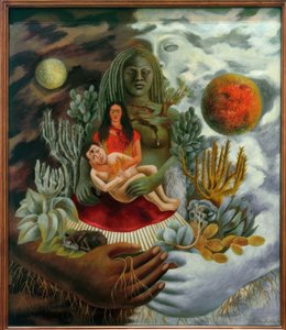Evrenin Sevgi Kucaklaması by Frida Kahlo