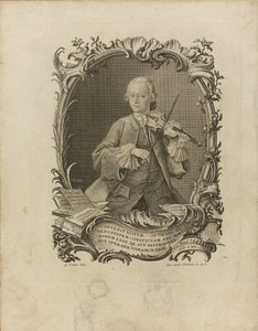Leopold Mozart. Kapsamlı Bir Keman Eğitmeni Girişiminin ön yüzü, 1756 by Friedrich