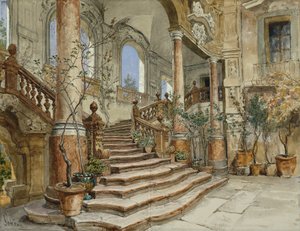 Marmortreppen Palazzo Bonagia, Palermo