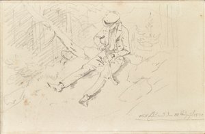 Sivri uçlu bir kap ile gençlik by Friedrich August Mathias Gauermann