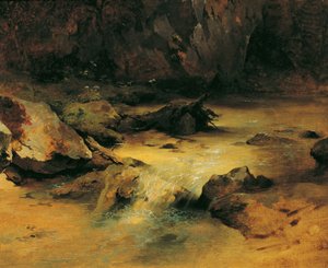 Wildbach by Friedrich August Mathias Gauermann