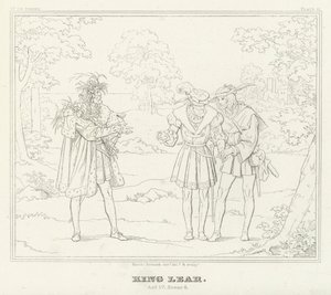 Kral Lear, Perde IV, Sahne 6 (gravür) by Friedrich August Moritz Retzsch