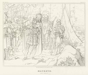 Macbeth, Act V, Sahne 5 (gravür)