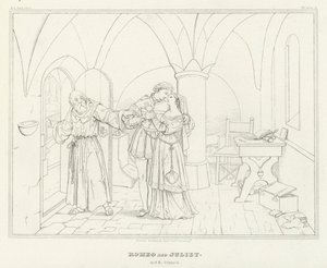 Romeo ve Juliet, II. Perde, 6. Sahne (gravür)