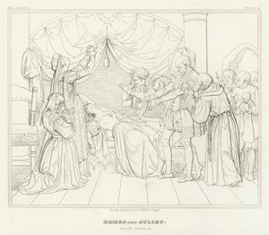 Romeo ve Juliet, Perde IV, Sahne 5 (gravür)