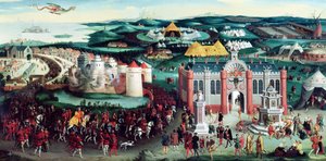 Meeting at the Field of the Cloth of Gold, 7th June 1520, after Hans Holbein the Elder (14605-1524) 