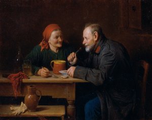 öğle yemeği by Friedrich Friedländer Ritter von Malheim