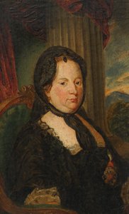 Yas tutan İmparatoriçe Maria Theresa by Friedrich Hasslwander