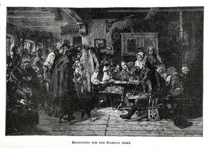 Silezya Ordusu için askere alma, 1882 by Friedrich Hiddemann