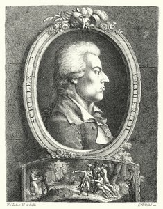 Friedrich Schiller, Alman şair, oyun yazarı ve filozof (gravür) by Friedrich Kirschner