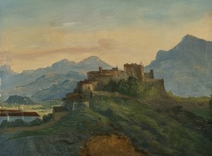 Hohensalzburg Kalesi. 1826/35 civarında