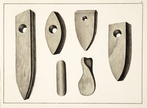 Taş silahlar, plaket A History of the Development and Customs of Chivalry, Dr. Franz Kottenkamp, Carl Hoffmann tarafından yayınlandı, 1842 by Friedrich Martin von Reibisch