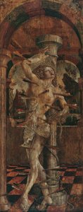 Aziz Sebastian (içeride) ve St. Sebastian (dışarıda) by Friedrich Pacher