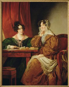 Henriette Baronin Pereira-Arnstein (tuval üzerine resim) by Friedrich von Amerling