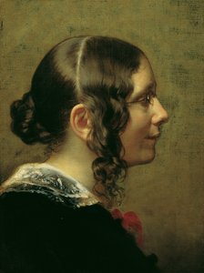 Luise Pfeiffer Nathusius by Friedrich von Amerling