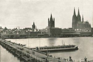 Köln, Almanya, 1895.