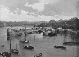Newquay Limanı, c1896 by Frith and Co