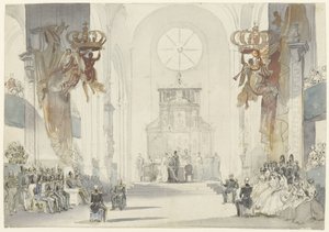 Prenses Louise'in İsveç Prensi Charles ile Evliliği by Fritz Ludwig von Dardel