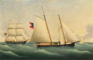 "U.S.S. Perry" tarafından "Savannah" ele geçirildi by Fritz Müller