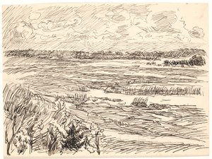 Moselandskab by Fritz Syberg