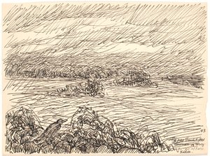 Ve çitin üzerinde ... by Fritz Syberg