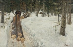 Sürüş Kereste by Fritz Thaulow