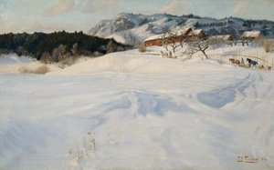 Şişe çiftliği by Fritz Thaulow