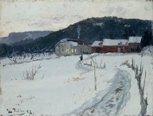 Grini, Yukarı Maja çiftliği by Fritz Thaulow