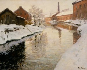 Lysaker gözyaşları by Fritz Thaulow
