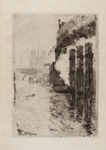 İskele Köprüsü by Fritz Thaulow