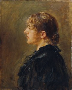 sanatçının kızı by Fritz von Uhde