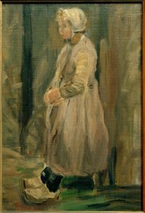 Hollandalı balıkçının çocuğu (Zandvoort) by Fritz von Uhde