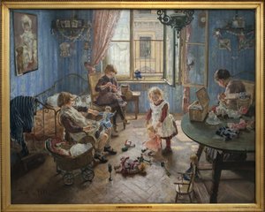 Çocuk Yuvası. Fritz von Uhde