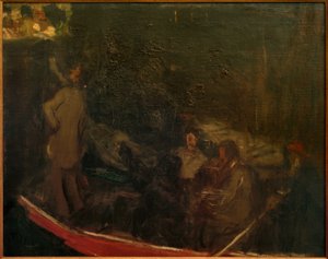 Gece tekne turu by Fritz von Uhde