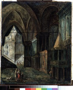 Bir katedralde (Bir katedralde). Fyodor Yakovlevich Alexeev