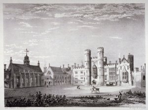 Lambeth Sarayı, Londra, c1830 by GF Bragg
