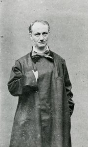 Charles Baudelaire (1821-67) (s/b fotoğraf) by G.M. Lege