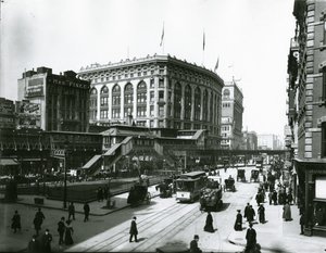 Herald Meydanı, Saks ve Macy's, New York by G.P. Hall und Sohn