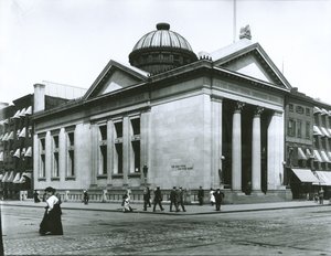 New York Tasarruf Bankası (jelatin gümüşü fotoğraf) by G.P. Hall und Sohn