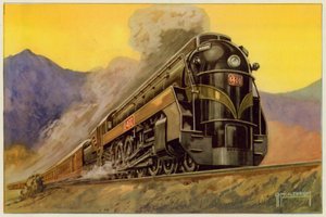 Kanada Ulusal Demiryolu, Ekspres Aerodinamik Lokomotif No 6400, 4-8-4 (renkli lito)