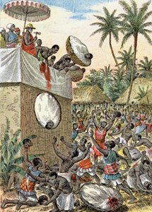 Afrika'da insan kurban etme, 1900 dolayları (resim)
