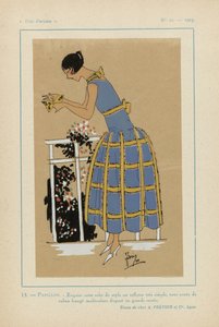 Çok Parisli 1923 No 11: 13.- KELEBEK. - Nefis bu şık elbise... by G P. Joumard